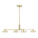 Myhouse Lighting Visual Comfort Studio - SLC1074BBS - LED Chandelier - Khan - Burnished Brass