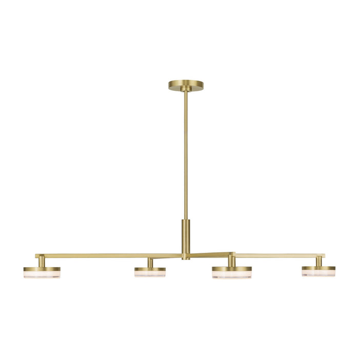 Myhouse Lighting Visual Comfort Studio - SLC1084BBS - LED Chandelier - Khan - Burnished Brass