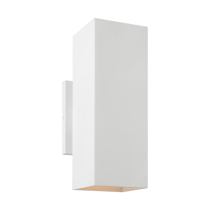 Myhouse Lighting Visual Comfort Studio - SLO1112OTW - Two Light Wall Lantern - Pohl - Outdoor Textured White