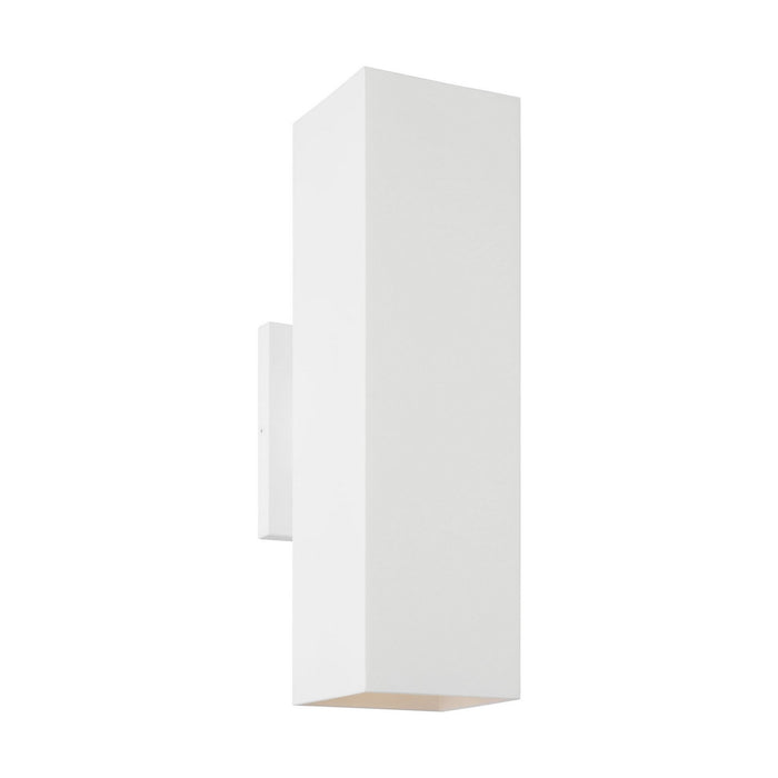 Myhouse Lighting Visual Comfort Studio - SLO1132OTW - Two Light Wall Lantern - Pohl - Outdoor Textured White