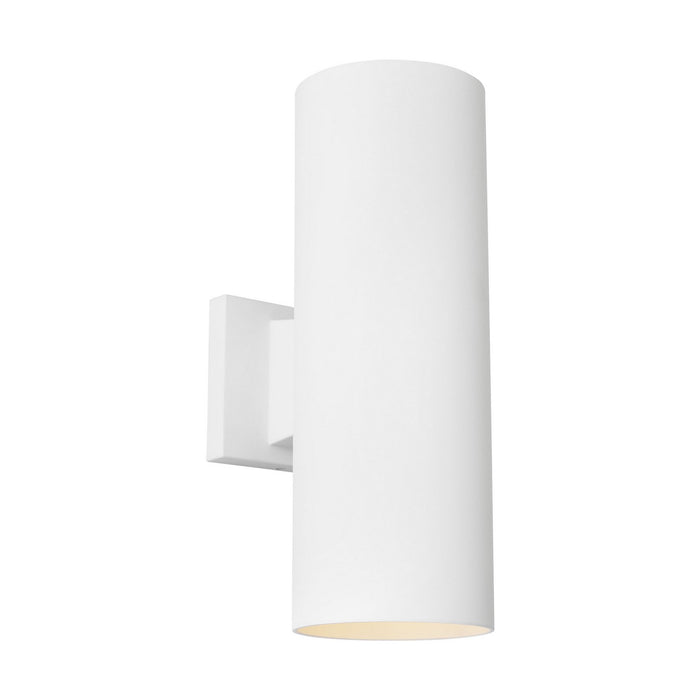 Myhouse Lighting Visual Comfort Studio - SLO1152OTW - Two Light Wall Lantern - Outdoor Cylinders - Outdoor Textured White