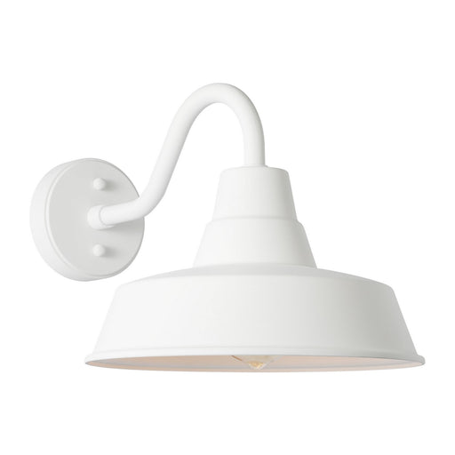 Myhouse Lighting Visual Comfort Studio - SLO1191OTW - One Light Wall Lantern - Barn Light - Outdoor Textured White