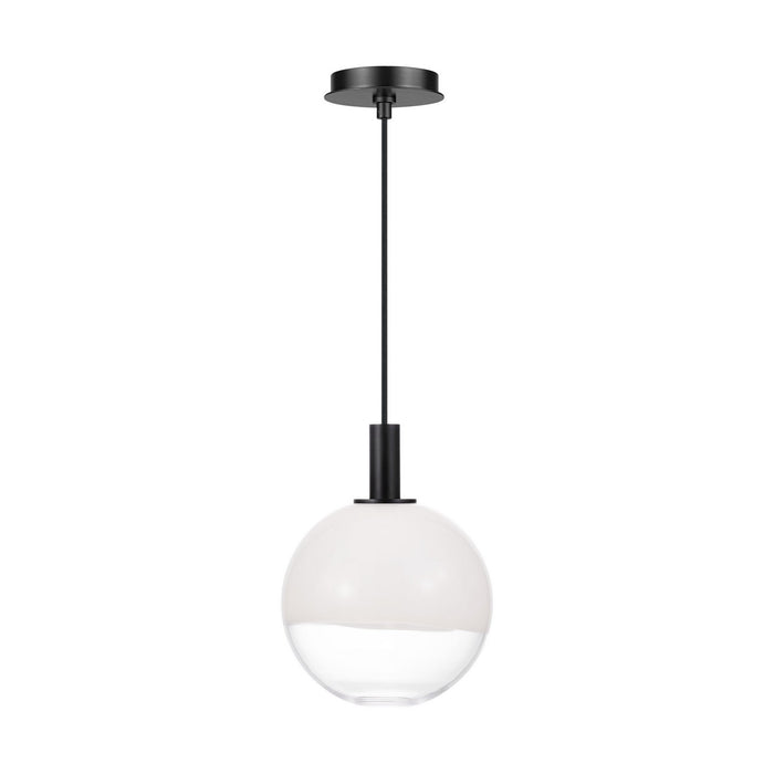 Myhouse Lighting Visual Comfort Studio - SLP1001AI - One Light Pendant - Torian - Aged Iron