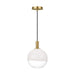 Myhouse Lighting Visual Comfort Studio - SLP1001BBS - One Light Pendant - Torian - Burnished Brass