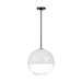 Myhouse Lighting Visual Comfort Studio - SLP1011AI - One Light Pendant - Torian - Aged Iron