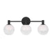 Myhouse Lighting Visual Comfort Studio - SLV1003AI - Three Light Vanity - Torian - Aged Iron