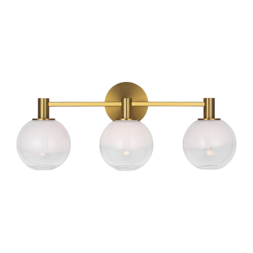 Myhouse Lighting Visual Comfort Studio - SLV1003BBS - Three Light Vanity - Torian - Burnished Brass