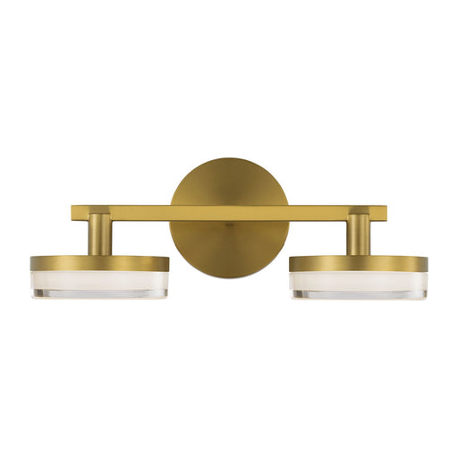 Myhouse Lighting Visual Comfort Studio - SLV1012BBS - LED Vanity - Khan - Burnished Brass