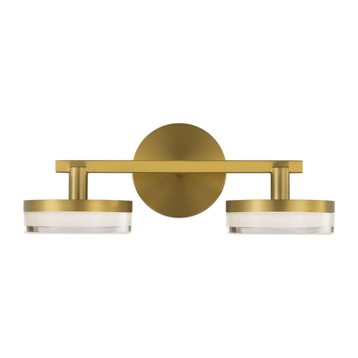 Myhouse Lighting Visual Comfort Studio - SLV1012BBS - LED Vanity - Khan - Burnished Brass
