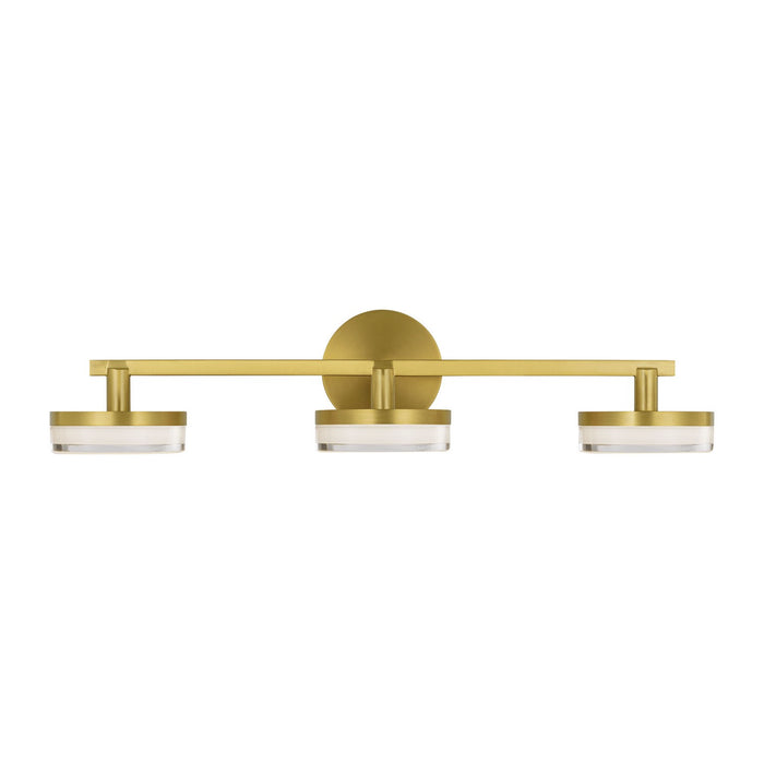 Myhouse Lighting Visual Comfort Studio - SLV1013BBS - LED Vanity - Khan - Burnished Brass