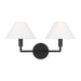 Myhouse Lighting Visual Comfort Studio - SLW1012AI - Two Light Wall Sconce - Colfax - Aged Iron