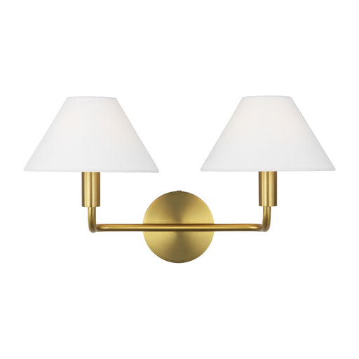 Myhouse Lighting Visual Comfort Studio - SLW1012BBS - Two Light Wall Sconce - Colfax - Burnished Brass