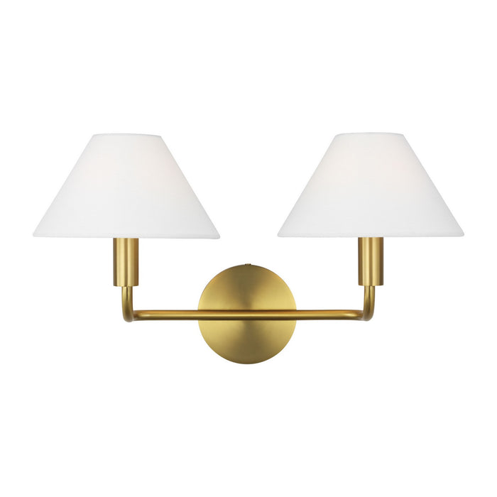 Myhouse Lighting Visual Comfort Studio - SLW1012BBS - Two Light Wall Sconce - Colfax - Burnished Brass
