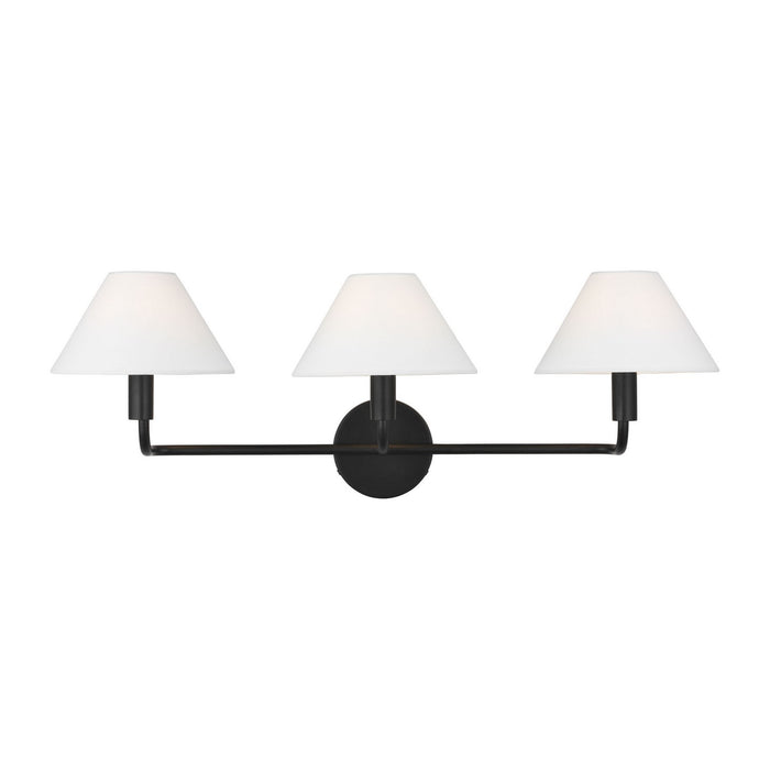 Myhouse Lighting Visual Comfort Studio - SLW1023AI - Three Light Wall Sconce - Colfax - Aged Iron