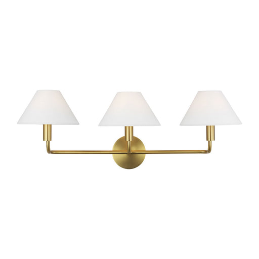 Myhouse Lighting Visual Comfort Studio - SLW1023BBS - Three Light Wall Sconce - Colfax - Burnished Brass
