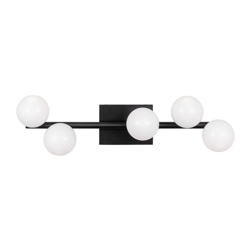 Myhouse Lighting Visual Comfort Studio - SLW1055AI - Five Light Vanity - Altair - Aged Iron