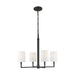 Myhouse Lighting Visual Comfort Studio - TC1194AI - Four Light Chandelier - Danica - Aged Iron