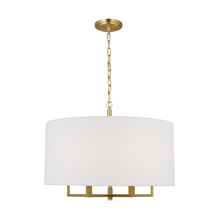 Myhouse Lighting Visual Comfort Studio - TC1206BBS - Six Light Chandelier - Danica - Burnished Brass