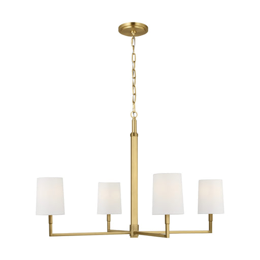 Myhouse Lighting Visual Comfort Studio - TC1224BBS - Four Light Chandelier - Danica - Burnished Brass