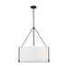 Myhouse Lighting Visual Comfort Studio - TFC1123AI - Three Light Pendant - Bergen - Aged Iron