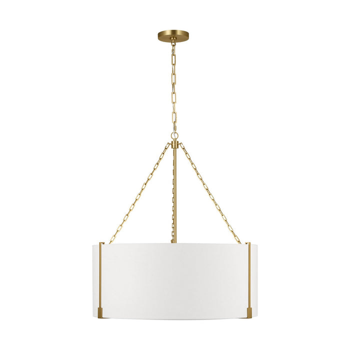 Myhouse Lighting Visual Comfort Studio - TFC1123BBS - Three Light Pendant - Bergen - Burnished Brass