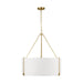 Myhouse Lighting Visual Comfort Studio - TFC1123BBS - Three Light Pendant - Bergen - Burnished Brass