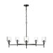 Myhouse Lighting Visual Comfort Studio - TFC1135AI - Five Light Chandelier - Hartley - Aged Iron