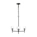 Myhouse Lighting Visual Comfort Studio - TFC1143AI - Three Light Chandelier - Hartley - Aged Iron