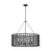 Myhouse Lighting Visual Comfort Studio - TFC1155MBK - Five Light Chandelier - Winslow - Midnight Black