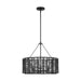 Myhouse Lighting Visual Comfort Studio - TFC1163MBK - Three Light Chandelier - Winslow - Midnight Black