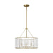 Myhouse Lighting Visual Comfort Studio - TFC1163PCB - Three Light Chandelier - Winslow - Powder-Coated Brass