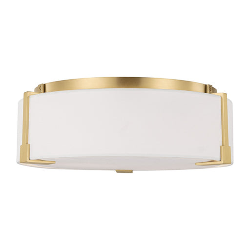 Myhouse Lighting Visual Comfort Studio - TFF1002BBS - Two Light Flush Mount - Bergen - Burnished Brass