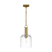 Myhouse Lighting Visual Comfort Studio - TFP1021BBS - One Light Pendant - Hartley - Burnished Brass