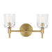 Myhouse Lighting Visual Comfort Studio - TFV1002BBS - Two Light Vanity - Hartley - Burnished Brass