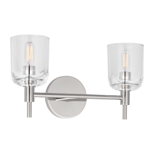Myhouse Lighting Visual Comfort Studio - TFV1002PN - Two Light Vanity - Hartley - Polished Nickel