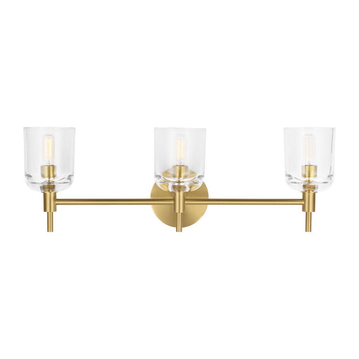 Myhouse Lighting Visual Comfort Studio - TFV1003BBS - Three Light Vanity - Hartley - Burnished Brass