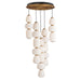 Myhouse Lighting ET2 - E25169-92BKGLD - LED Chandelier - Soji - Black / Gold
