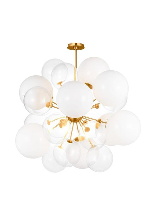 Myhouse Lighting Visual Comfort Studio - KSC1119BBS - Nine Light Chandelier - Aria - Burnished Brass