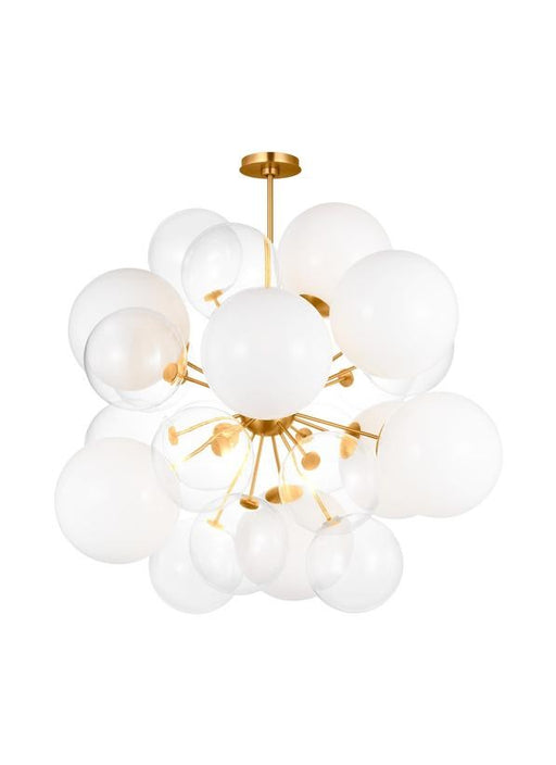 Myhouse Lighting Visual Comfort Studio - KSC1119BBS - Nine Light Chandelier - Aria - Burnished Brass