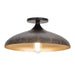 Myhouse Lighting Maxim - 10910BKGLD - One Light Flush Mount - Fleur - Black / Gold
