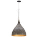 Myhouse Lighting Maxim - 10913BKGLD - One Light Pendant - Fleur - Black / Gold