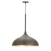 Myhouse Lighting Maxim - 10914BKGLD - One Light Pendant - Fleur - Black / Gold