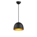 Myhouse Lighting Maxim - 11482BKGLD - One Light Pendant - Tova - Black / Gold