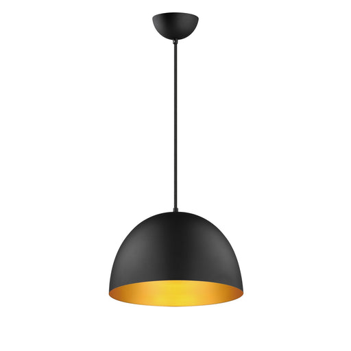 Myhouse Lighting Maxim - 11484BKGLD - One Light Pendant - Tova - Black / Gold