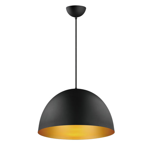 Myhouse Lighting Maxim - 11486BKGLD - One Light Pendant - Tova - Black / Gold