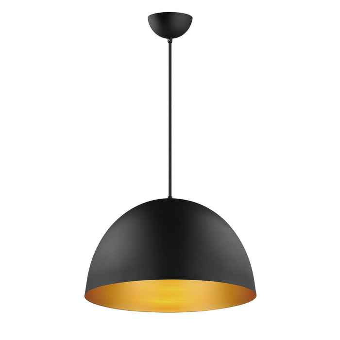 Myhouse Lighting Maxim - 11486BKGLD - One Light Pendant - Tova - Black / Gold