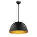 Myhouse Lighting Maxim - 11486BKGLD - One Light Pendant - Tova - Black / Gold