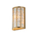 Myhouse Lighting Maxim - 12800CZNAB - One Light Wall Sconce - Miramar - Capiz / Natural Aged Brass