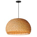 Myhouse Lighting Maxim - 14415NABK - Three Light Pendant - Tahiti - Black