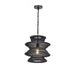 Myhouse Lighting Maxim - 14930BK - One Light Pendant - Krabi - Black